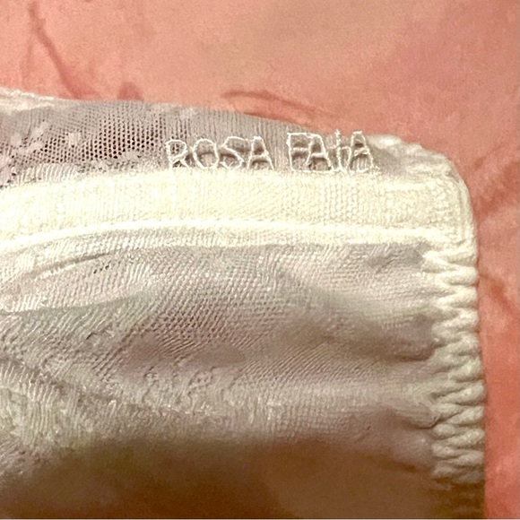 Size 44D Rosa Faia “Fleur” Full Coverage Bra with Underwiring 5653 White LkNw 💕 - Picture 5 of 8